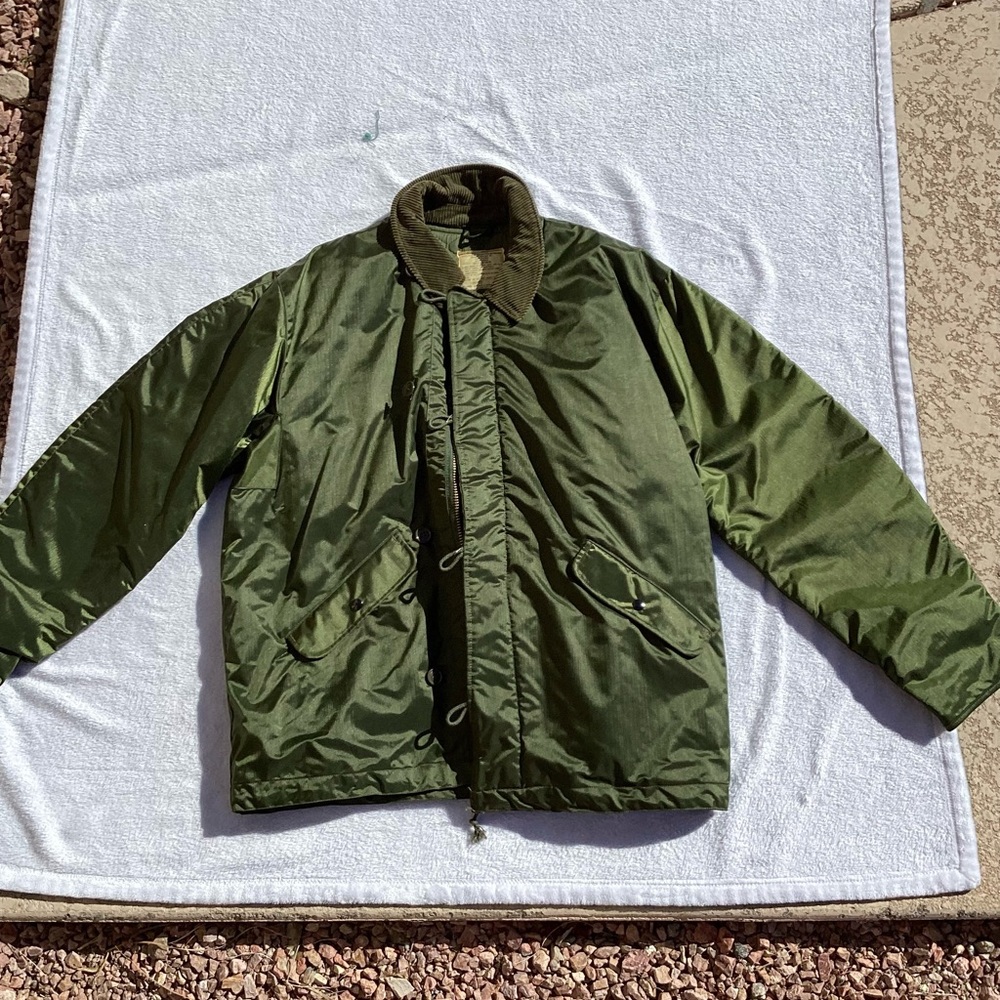 Vtg 1976 extreme cold weather Greenbrier industries Army/military lined jacket